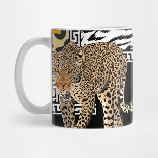 Walking leopards Mug